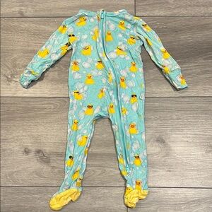 Duck Print Kids One Piece Pajama